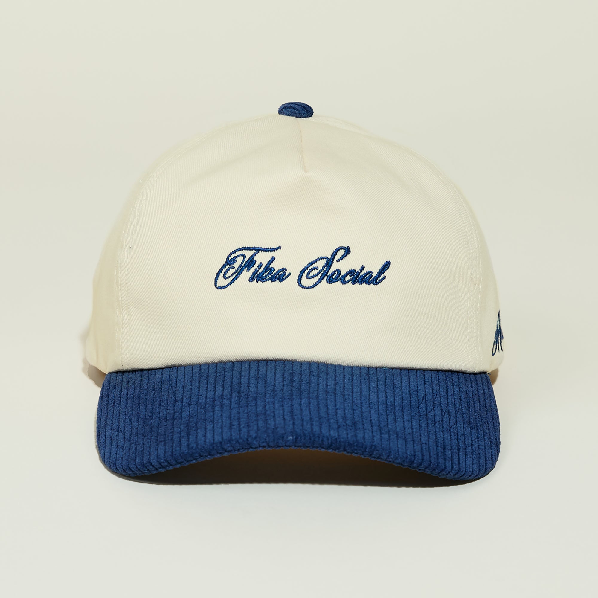 Semi-Structured Corded Heritage Hat Blue