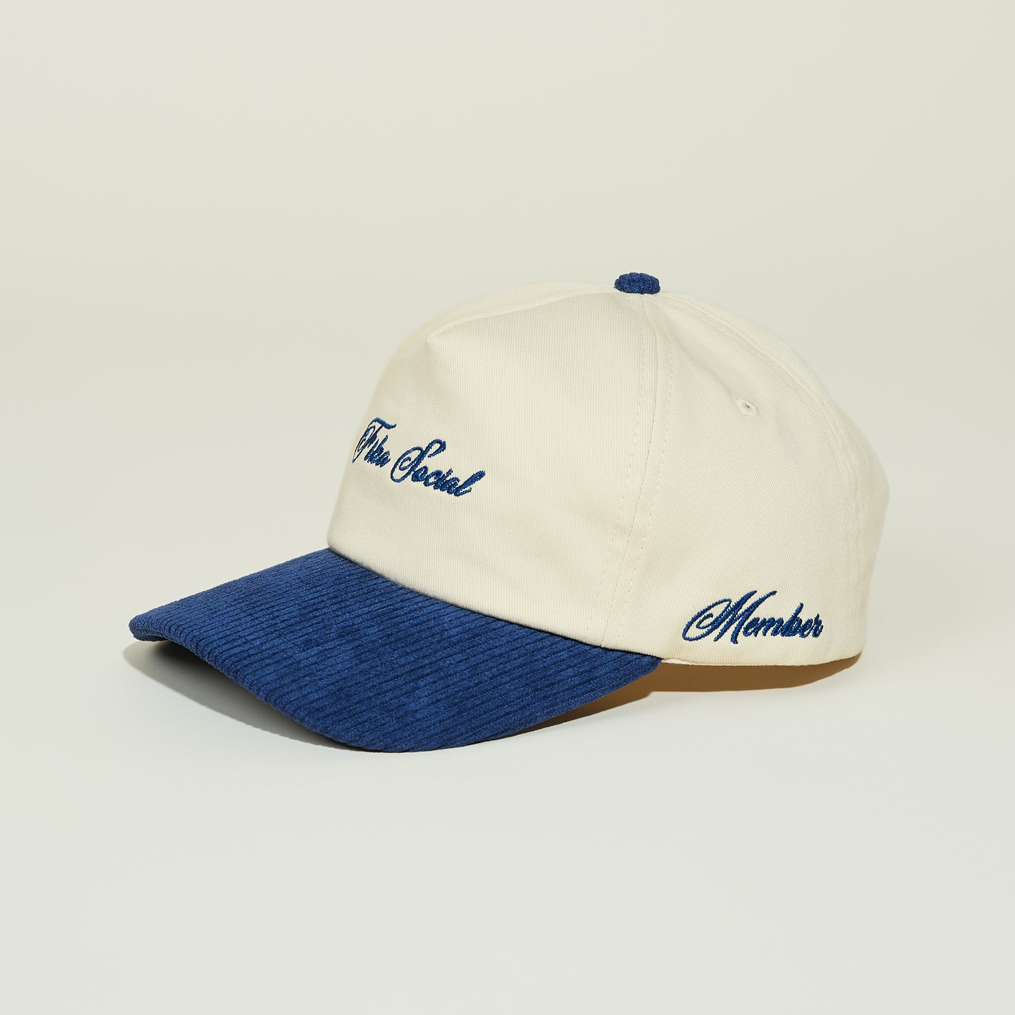 Semi-Structured Corded Heritage Hat Blue