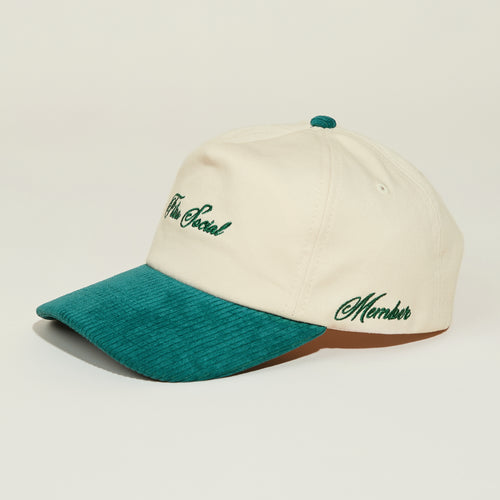 Semi-Structured Corded Heritage Hat Green