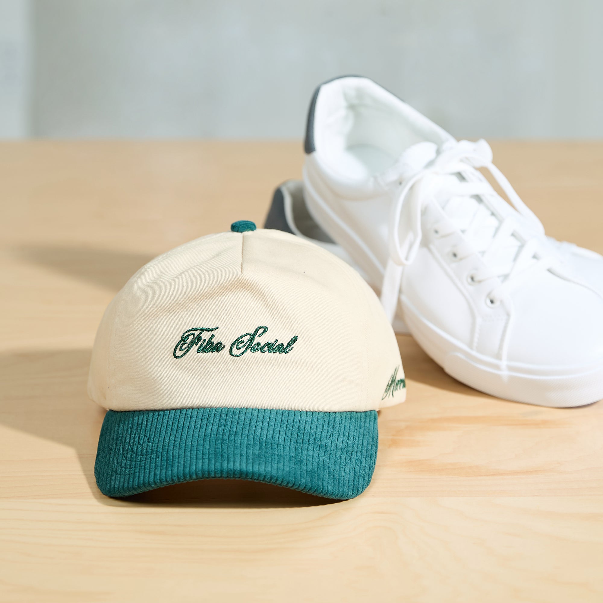 Semi-Structured Corded Heritage Hat Green